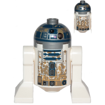 Astromech Droid, R2-D2, Dirt Stains on Front and Back