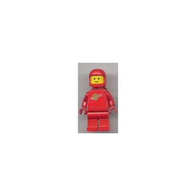 Classic Space - Red with Air Tanks, Stickered Torso Pattern