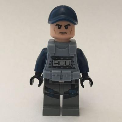 ACU Trooper with Sand Blue Armor and Dark Blue Cap