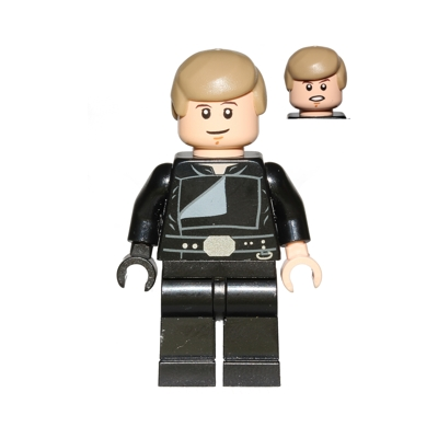 Luke Skywalker (Jedi Master, Endor, Dark Tan Hair, Smile / Open Mouth)