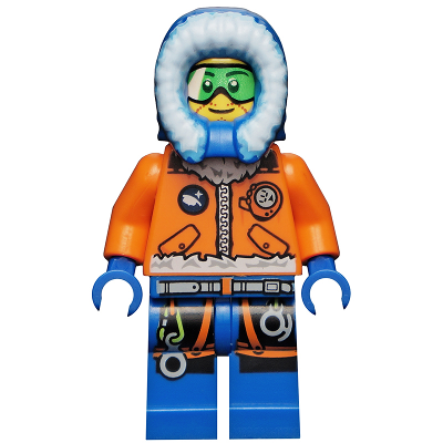 Arctic Explorer, Male with Green Goggles