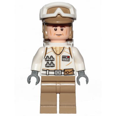 Produktbild Hoth Rebel Trooper White Uniform, Dark Tan Legs, Backpack (Cheek Lines)