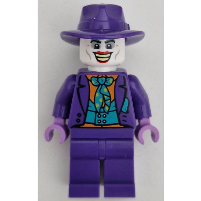 The Joker - Dark Turquoise Bow Tie, Plain Legs, Fedora