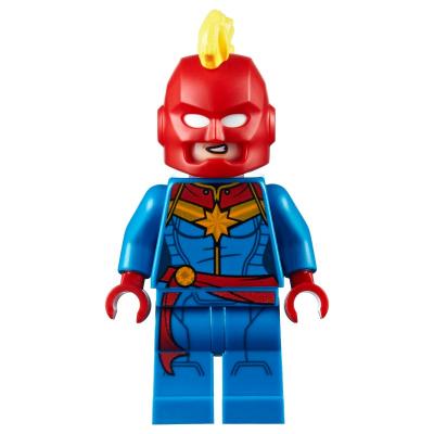 Captain Marvel, Red Helmet with Mohawk