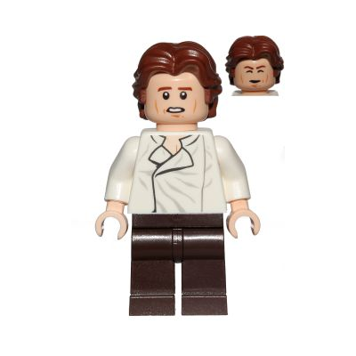 Han Solo, Dark Brown Legs, Wavy Hair