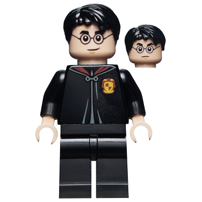 Harry Potter, Gryffindor Robe Clasped Closed, Black Legs