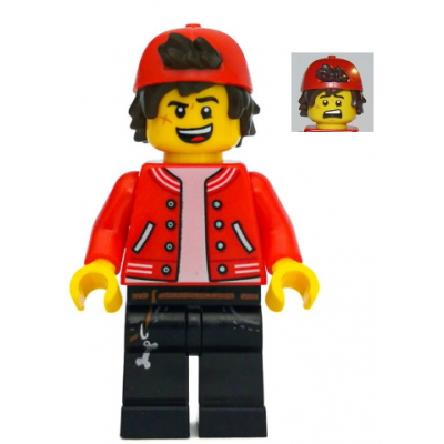 Produktbild Jack Davids - Red Jacket with Backwards Cap (Open Mouth Smile / Scared)