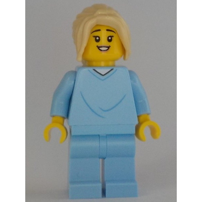 Produktbild Mother, Bright Light Blue Hospital Gown, Tan Hair