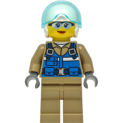Produktbild Wildlife Rescue Pilot - Female, Blue Vest, White Helmet, Dark Tan Legs