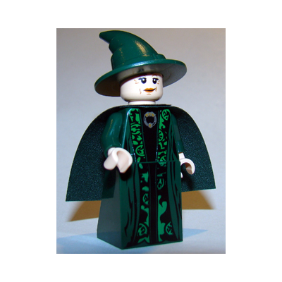 Professor Minerva McGonagall, Dark Green Robe and Cape