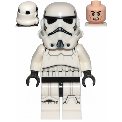 Stormtrooper (Dual Molded Helmet, Black Squares on Back, Grimacing)