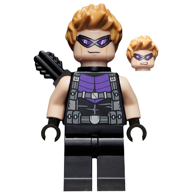Hawkeye - Black and Dark Purple Suit, Goggles, Quiver