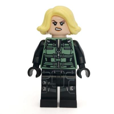 Black Widow with Bright Light Yellow Hair