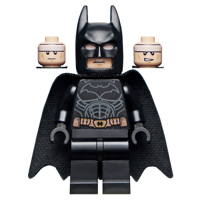 Batman - Black Suit with Copper Belt, Spongy Cape