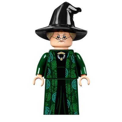 Professor Minerva McGonagall - Dark Green Dress, Back Hat