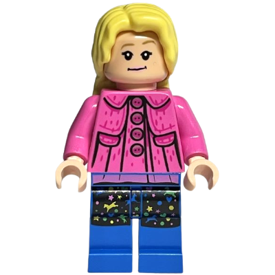 Luna Lovegood - Dark Pink Jacket, Long Hair