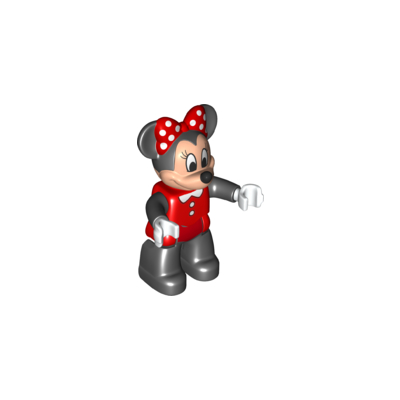 Duplo Figure Lego Ville, Minnie Mouse, Red Swimsuit