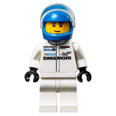 Produktbild Race Driver, White Torso, White Legs, Blue Helmet, Porsche