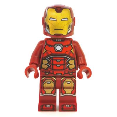 Iron Man with Visor Printed on Helmet