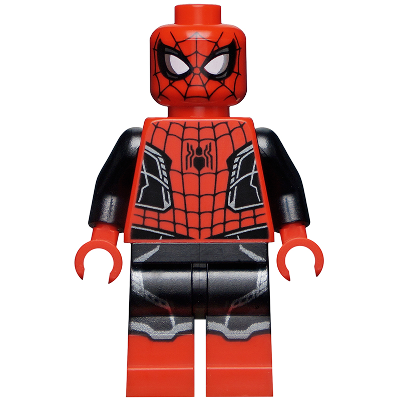 Produktbild Spider-Man - Black and Red Suit, Small Black Spider, Silver Trim (Upgraded Suit)