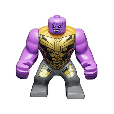 Thanos - Dark Bluish Gray Armor without Helmet