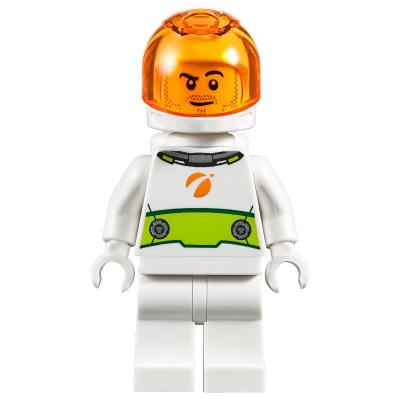Astronaut - White Torso and Legs, Lime decor, White Helmet Trans Orange Visor